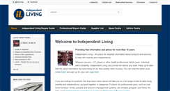Desktop Screenshot of independentliving.co.uk