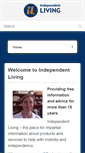 Mobile Screenshot of independentliving.co.uk