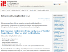 Tablet Screenshot of independentliving.org